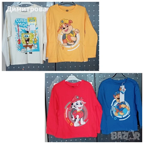 Чисто нови блузки размер 5-6г 116см