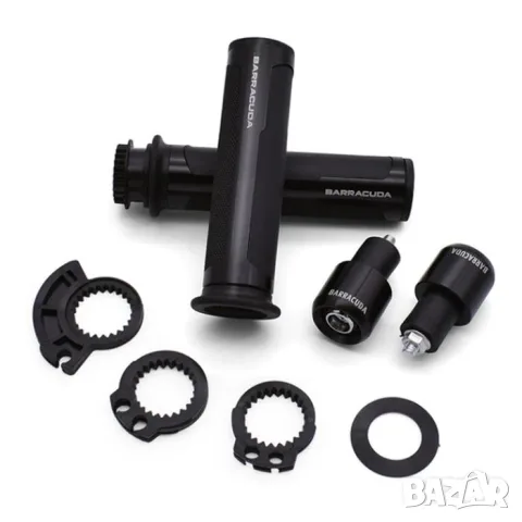 Черни удължени мото ръкохватки 160 mm
