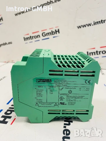 Клемен блок Phoenix Contact D-32825 Blomberg | 24 VDC | Монтаж на DIN шина | 45 порта, снимка 2 - Друга електроника - 51024299