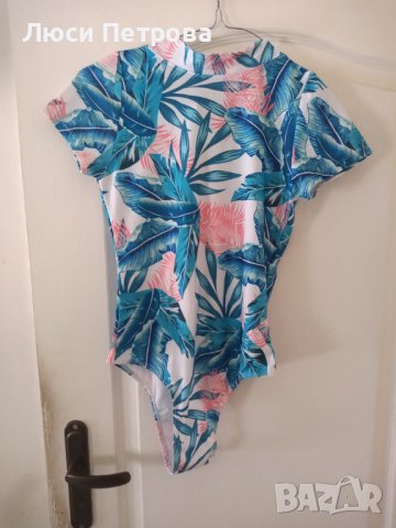 Бански с къс ръкав за уейк, кайт или сърф , снимка 2 - Бански костюми - 41740135