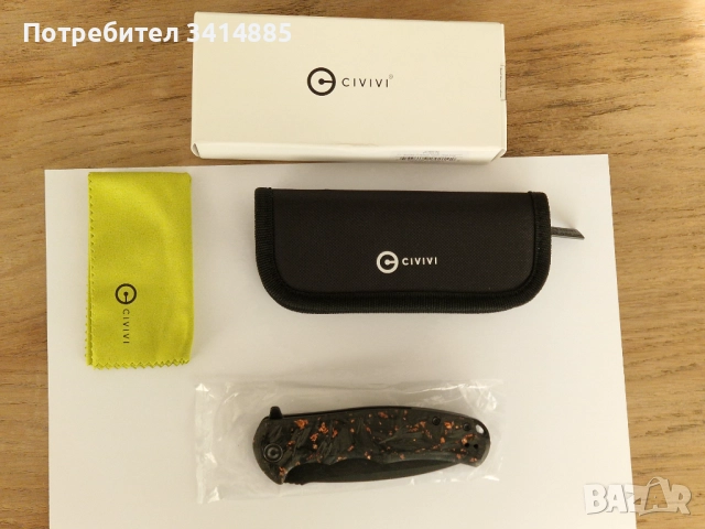 Civivi Praxis carbon , снимка 10 - Ножове - 52870751