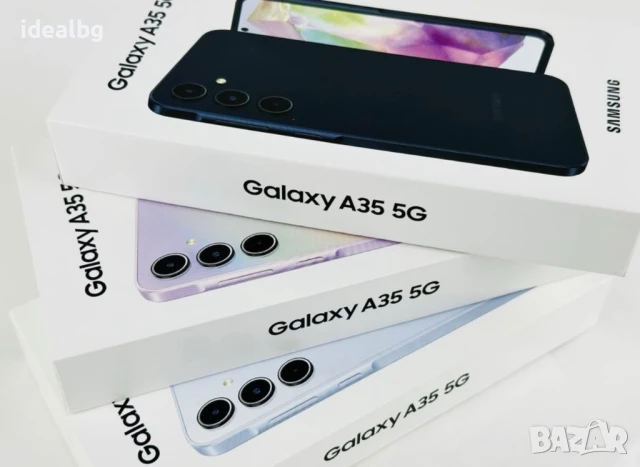 НОВ! Samsung Galaxy A35 5G 128GB 6RAM Navi / Ice Blue / Lilac