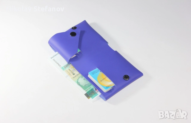 Вертикален оригами портфейл, снимка 2 - Портфейли, портмонета - 52996339