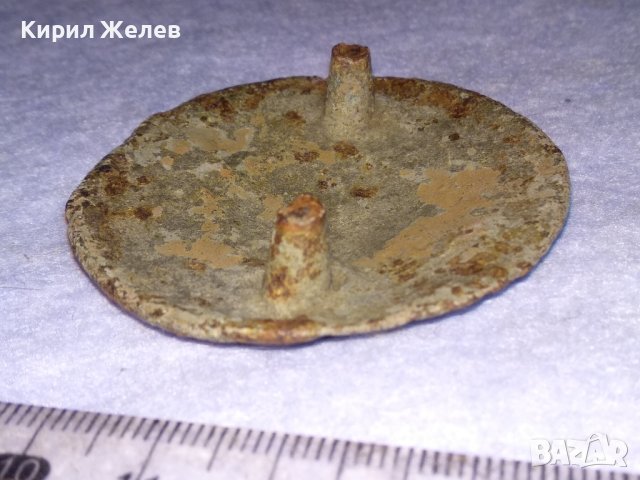 СТАРИНЕН ЕЛЕМЕНТ от УКРАСА на КОНСКА СБРУЯ ОГЛАВНИК - КОВАНО ЖЕЛЯЗО за КОЛЕКЦИЯ ВЪЗСТАНОВКИ 38622, снимка 2 - Антикварни и старинни предмети - 41638486