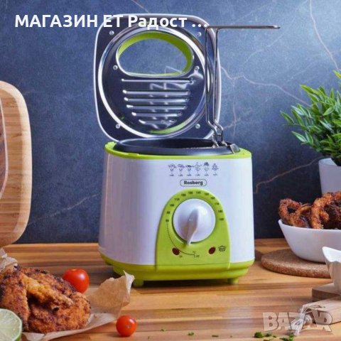 Фритюрник Rosberg R5 1980B, снимка 3 - Фритюрници - 36357699