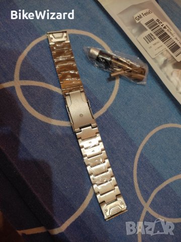 Garmin Fenix 5 метална сива каишка 22MM.+ инструмент за скъсяване , снимка 2 - Каишки за часовници - 41799692
