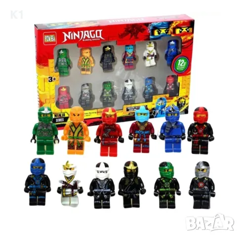 Голям комплект фигурки Ninjago, фигури Нинджаго съвместими с конструктор