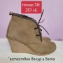 Дамски стилни боти и ботуши на ток номер 38 , снимка 2