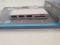 НОВО! Type-C USB Hub хъб + Card Reader vivanco , снимка 7