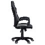 Геймърски стол Carmen 7502 - бял-черен ПРОМО, снимка 2