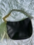 Дамска черна кожена чанта , снимка 5