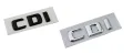 3D Емблема/Надпис CDI Черна/Хром, снимка 1