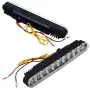 Дневни LED светлини 190 x 40 x 25мм 12W бяло и жълто 24V 2 броя, снимка 2