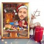 Коледна КАРИКАТУРА коледа , снимка 5