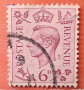 Пощенска марка, Великобритания, 1937 г., снимка 1 - Филателия - 44569053