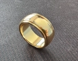 Златен пръстен нов - позлатена стомана, снимка 2