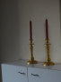 Комплект от 2 бр. бронзови свещника, снимка 11