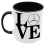 Чаша Mercedes LOVE, снимка 1 - Чаши - 36138914