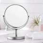 Козметично огледало Amazon Basics - Double-sided modern cosmetic mirror, Nikel