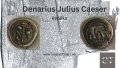 Денарий на Юлий Цезар - реплика, снимка 1 - Нумизматика и бонистика - 41627833