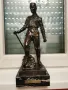 Бронзова скулптура миньор с кирка, снимка 1