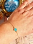 Чисто нови сребърни бижута с позлата и тюркоаз, по модел на Van Cleef. , снимка 5