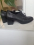Дамски черни обувки номер 38 естествена кожа, снимка 2