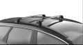 Напречни греди за багажник за коли с вградени покривни релси, снимка 3