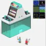 КОНЗОЛА ARCADE 268 ИГРИ 2 ИГРАЧА, снимка 2