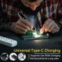 Комплект безжичен поялник, презареждащ се с USB-C, бързо нагряване 8 секунди, 180-450°C, снимка 5