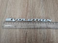 сребрист надпис Mitsubishi Evolution, снимка 2