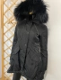 Яке с естествен косъм на качулката, снимка 4