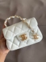 Дамска бяла чанта chanel , снимка 9