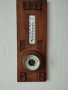 Старинен Немски барометър и термометър, снимка 1 - Антикварни и старинни предмети - 42597923