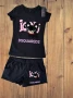 DSQUARED2 Дамски Черен Летен Комплект🔝Дамски Къс Спортен Екип Дискуаред2 - 2 Модела Код LFS521 , снимка 2