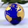 Кристален глобус Земя-глобус Земна сфера със стойка,Астрономически орнамент, снимка 2