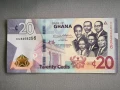 Банкнота - Гана - 20 седи UNC | 2017г., снимка 1