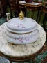 Красива антикварна немска порцеланова купа с капак Weimar , снимка 3