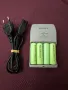 Зарядно за батерии SONY,350mA+4 нови батерии АА, снимка 2