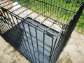 НОВА солидна транспортна клетка метална сгъваема 91x62x67cm Ellie-Bo за куче, стационар, снимка 7