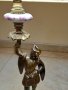италианска ретро бронзова настолна лампа , снимка 15