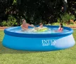 Надуваем Басейн Easy Set Intex, 366 x 76см, трислоен материал, син, снимка 1
