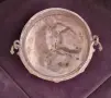 Старинно медно, бакърено менче , снимка 2