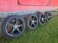 18 ски джанти 5х112 8j ет 30 за АУДИ с нови летни гуми  245/40/18, снимка 3