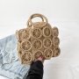 Плетена чанта Lemons Brown, снимка 7