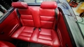 Червен кожен салон с предни и задни кори Пежо 306 кабрио , кабриолет 1998 , снимка 2