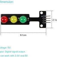 Мини светофар, LED дисплей модул, снимка 5 - Друга електроника - 35797192