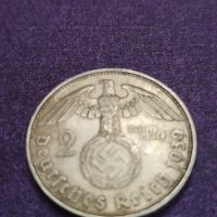 2 Марки 1939 сребро Трети Райх , снимка 1 - Нумизматика и бонистика - 41540537