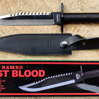 Нож за оцеляване - RAMBO FIRST BLOOD, снимка 11 - Ножове - 16507766