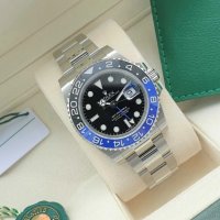 Мъжки луксозен часовник Rolex GMT-MASTER BATMAN , снимка 1 - Мъжки - 41628469